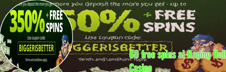 Raging bull casino 100 free spins
